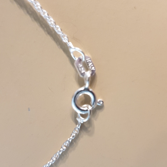 Italian 925 Silver Necklaces. 18" 45cm. New bag. - Picture 2 of 3